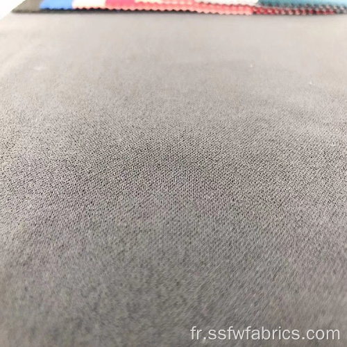 Textiles de tissu de crêpe de polyester multicolore personnalisé en gros